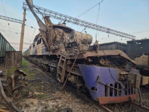 Новини України - Росіяни вдруге за добу атакували локомотив на залізниці