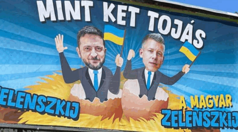Новини світу - В Угорщині карикатуру на Зеленського використали в кампанії проти опозиції