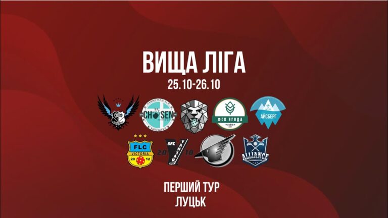 Флорбол, Вища ліга, Чоловіки, 1 тур, Луцьк / 26.10.2025